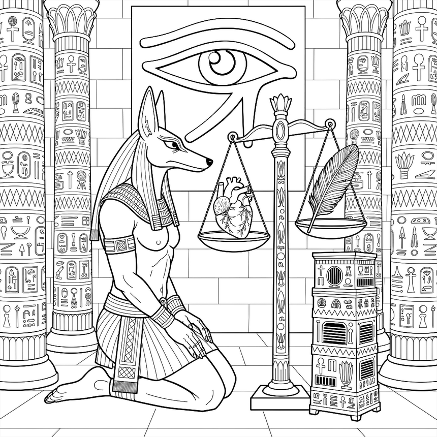 The Scales Weigh Your Uptime — Anubis weighing a heart against a feather